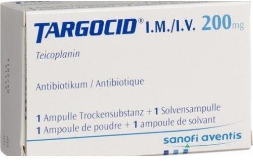 Targocid Injection, Composition : Teicoplanin