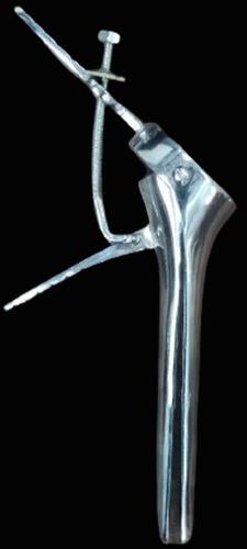 Stainless Steel Chrome Vaginal Speculum Retractor, Color : Silver