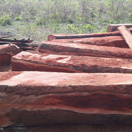 Plain Polished Ivory Coast Teak Wood