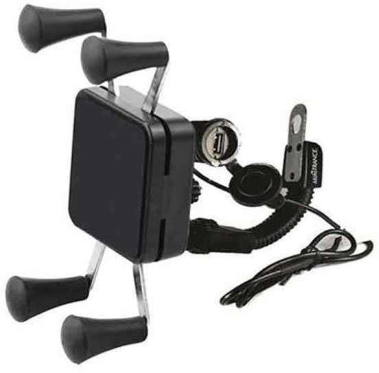 ABS Bike Mobile Holder, Color : Black