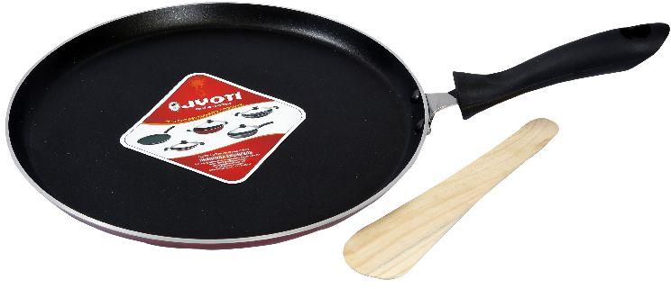 Shree Jyoti Round Induction Base Tawa, for Making Dosa, Feature : Non Stickable, Perfect Griping