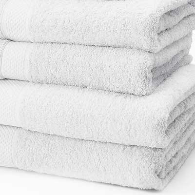 Bath Towels, Color : White