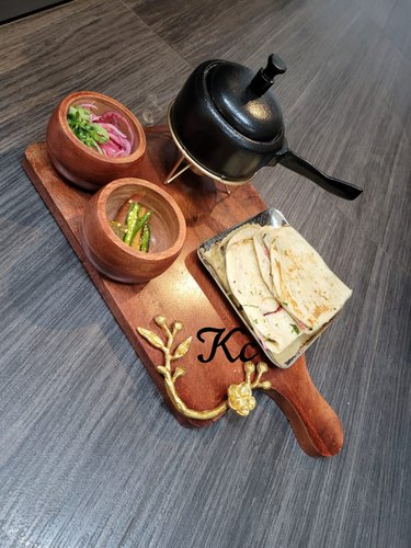 Rectangular Kulcha Platter