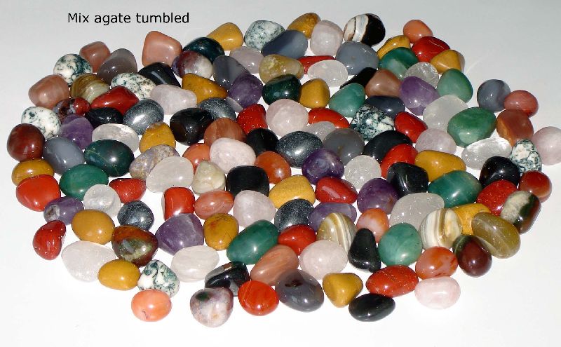Polished TUMBLED STONES, for FLOOR GARDEN DECORATION, Size : 10-20mm, 20-30mm, 30-40mm, 40-50mm