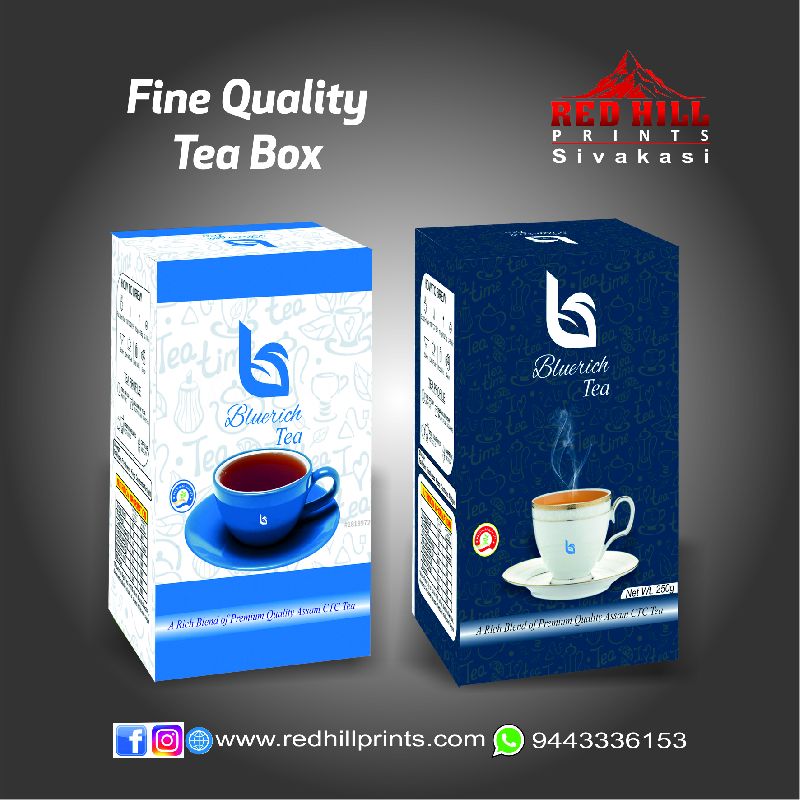 Tea box printing service