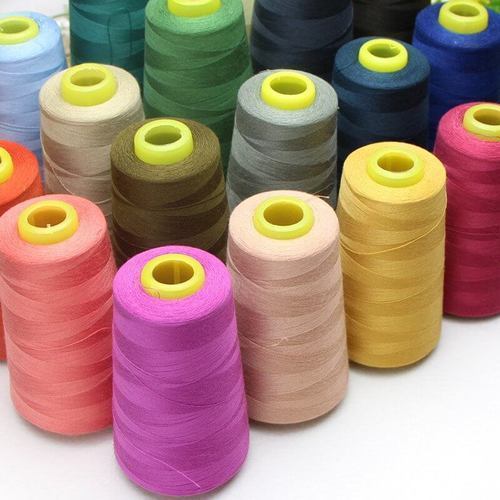 Harshlon dyed polyester yarn, for Sewing, Weaving, Technics : Ring Spun