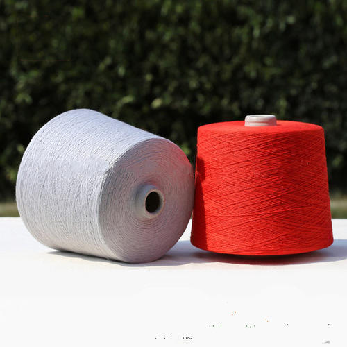 Cotton Open End Recycled Yarn, for Textile Industry, Pattern : Plain