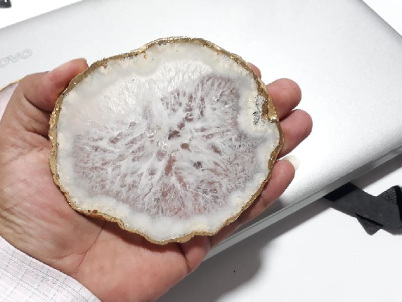 White Agate Coasters