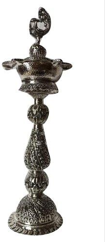 Oxidized metal Traditional Diya Stand, Size : 20 inch Height