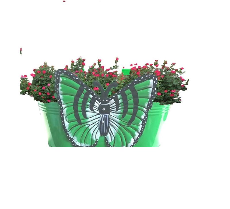 Better fly metal planter basket
