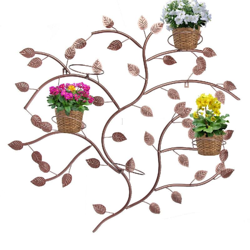 Round Wall hanging mini planter pot, for Balcony, Home, Restaurant, Feature : Dust Free
