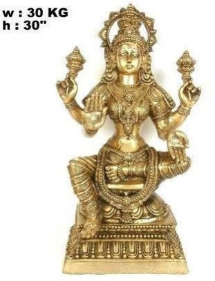 Brass Lakshmi Statue
