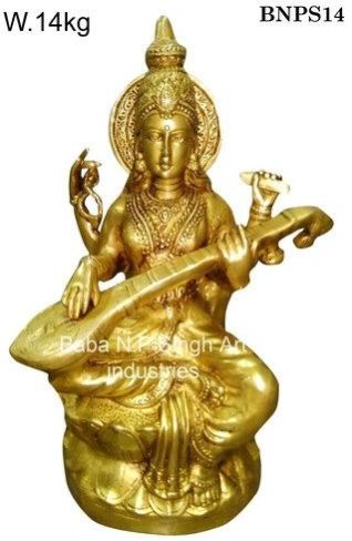 Brass Maa Saraswati Statues