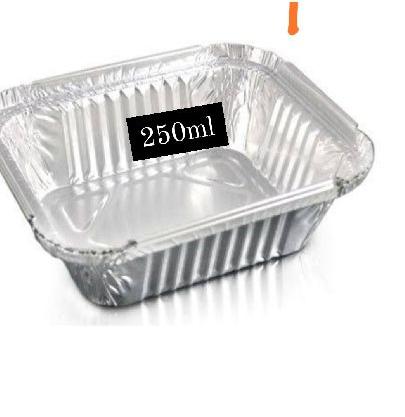 250ml Silver Foil Food Container