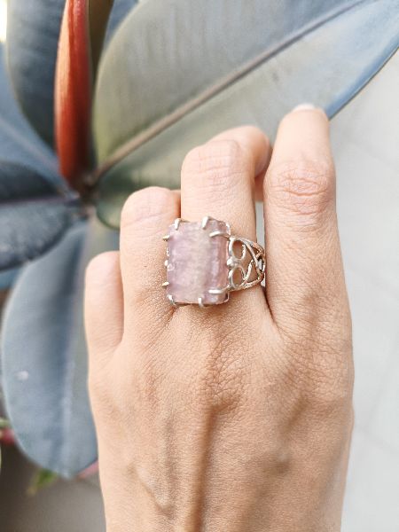 Fluorite Silver Ring