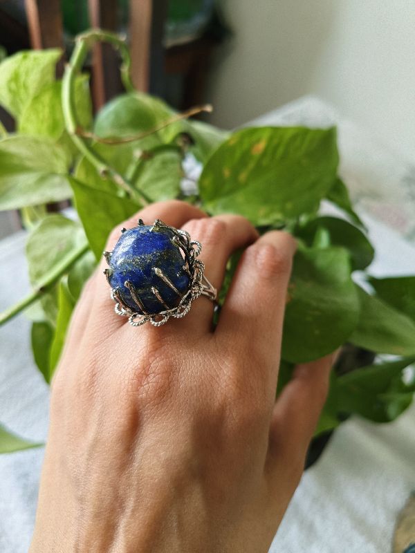 Lapis Lazuli Silver Ring