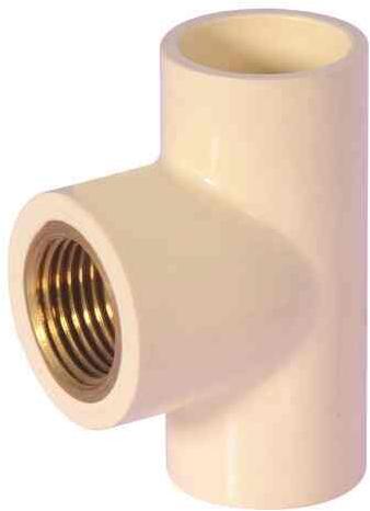 Round Coated JITO CPVC Brass Tee, for Pipe Fitting, Certification : ISI Certified