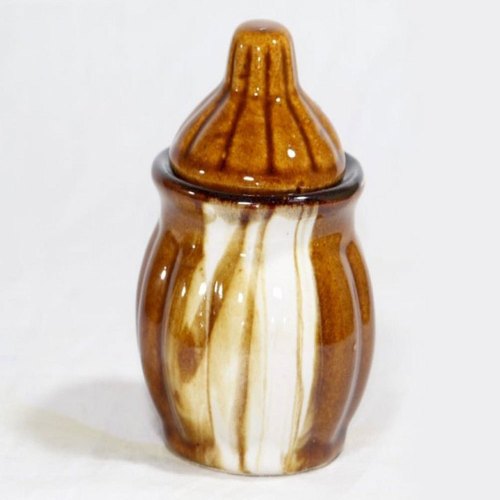 Ceramic Pickle Jar, Color : Brown