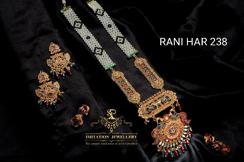 238 Rani Haar Necklace Set, Occasion : Party Wear