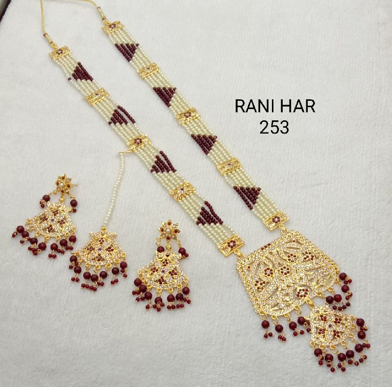 253 Rani Haar Necklace Set, Purity : VVS1