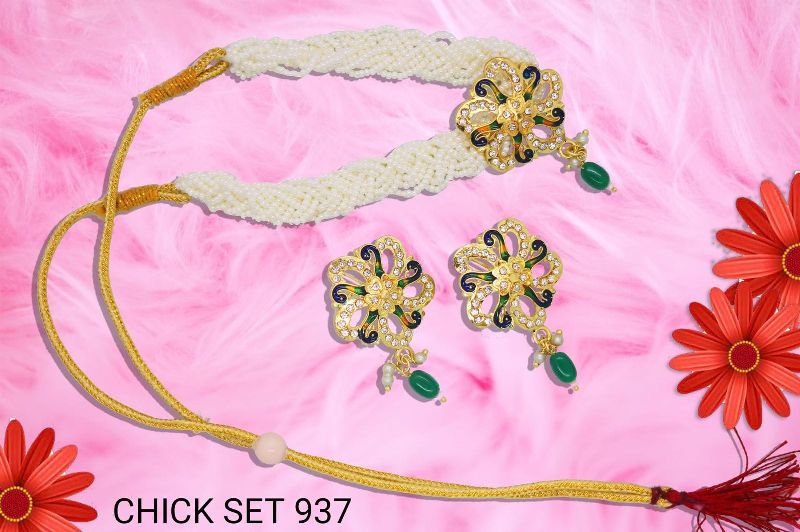 SP Imitation Polished 937 Chick Necklace Set, Purity : VVS1