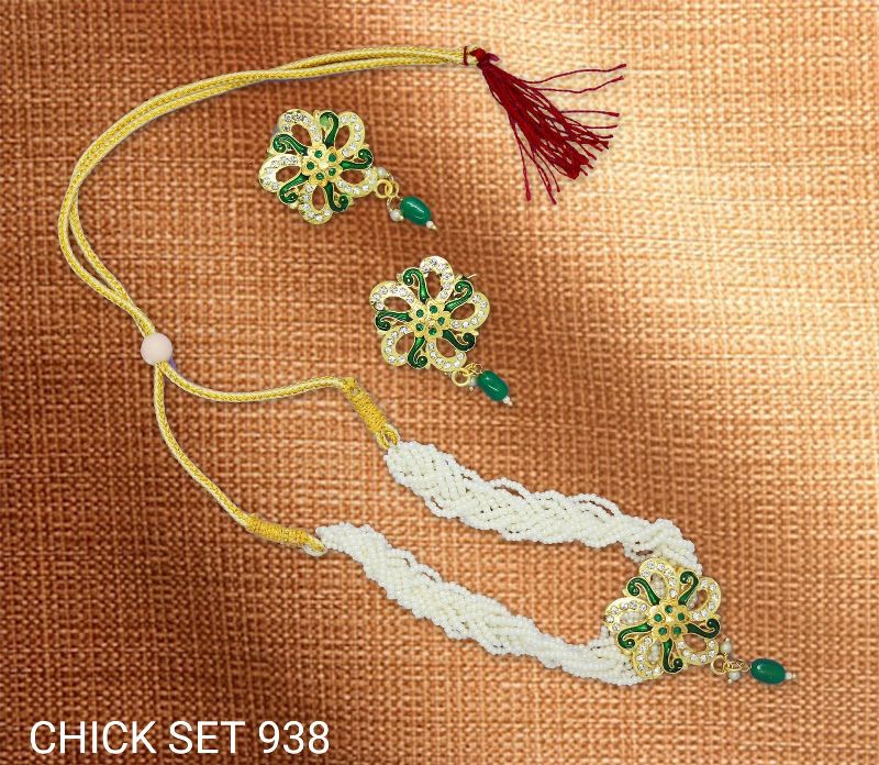 SP Imitation Polished 938 Chick Necklace Set, Purity : VVS1