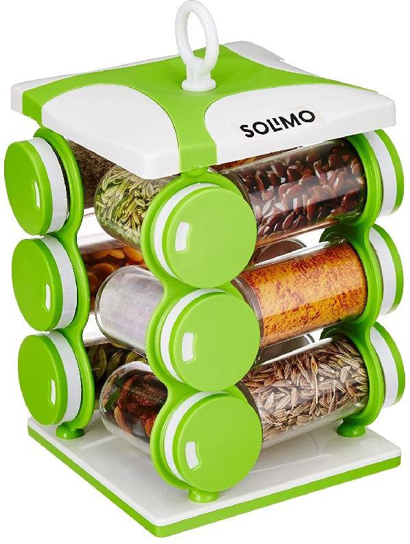 Round Plastic Spice Rack set, for Home, Size : free size