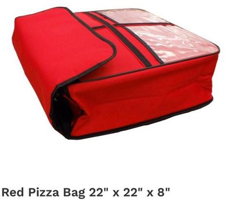 Polyester Pizza Food Delivery Bag, Feature : Disposable, Durable, High Grip, Moisture Proof, Recyclable