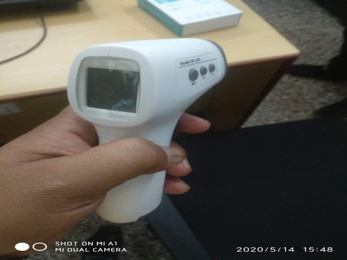 GP Infrared Thermometer, Color : White