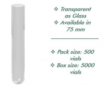 Plastic Ria Vial, Capacity : 4 ml
