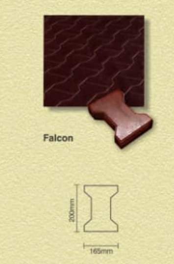 Falcon Matt Finish Blocks, for Flooring, Pattern : Plain