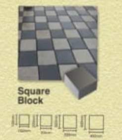 Square Matt Finish Blocks, for Flooring, Pattern : Plain