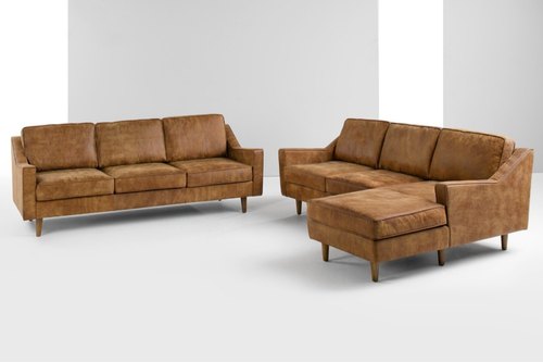 INFOSPACE Leather Lounger Sofa Set, Seating Capacity : 6 Seater