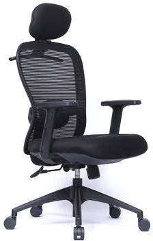 INFOSPACE Office Executive Chair, Color : Black
