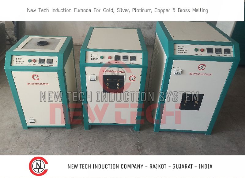 NEW TECH COPPER INDUCTION MELTING FURNACE, Certification : ISO 9001:2015 Cerified