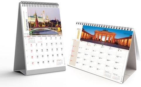 Printed Table Calendar