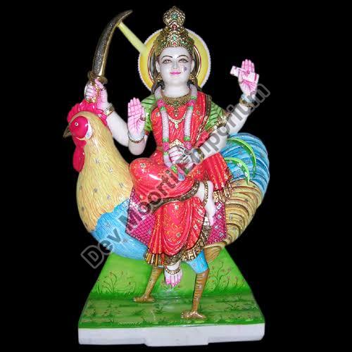 Marble Bahuchara Mata Statue, Color : Multicolor