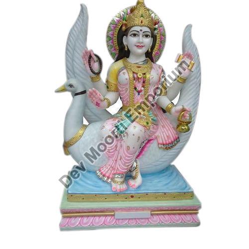 Marble Brahmani Mata Statue