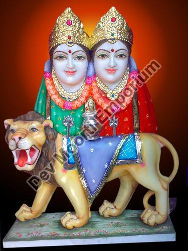 Marble Chamunda Mata Statue