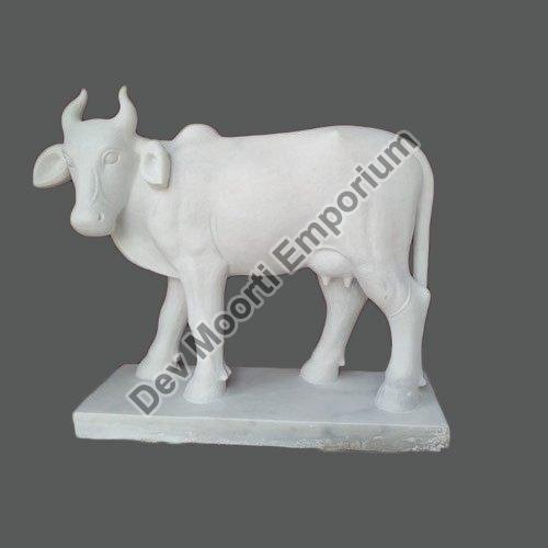 marble cow statue