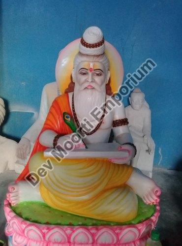 Painted Marble Maharshi Valmiki Statue, Packaging Type : Cardboard Box
