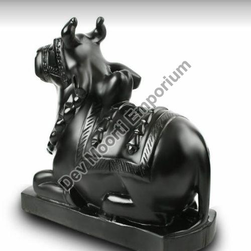 Painted Powder Coated Marble Nandi Statue, Packaging Type : Cardboard Box