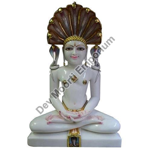 Marble Parshwanath Statue