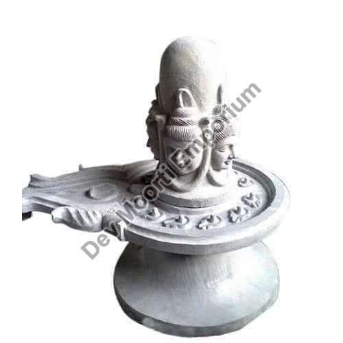 Plain Polished Marble Shivling Statue, Packaging Type : Thermocol Box