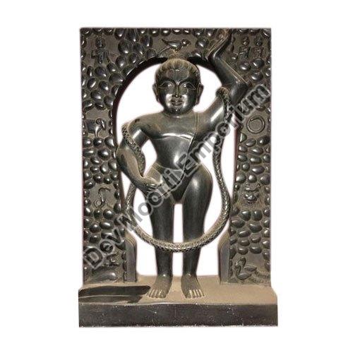 Polished Marble Shrinathji Statue, for Interior Decor, Pattern : Plain