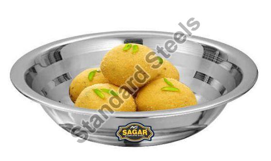 Stainless Steel Besan Silver Bowl