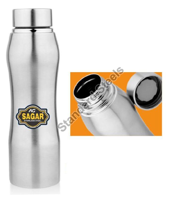 Stainless Steel Curved Water Bottle, Storage Capacity : 1000ml