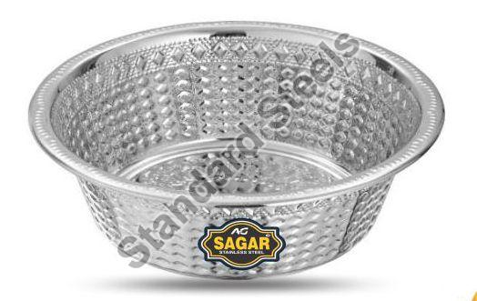 Stainless Steel Fancy Pet Bowl, Bowl Size : 8-20 Inch