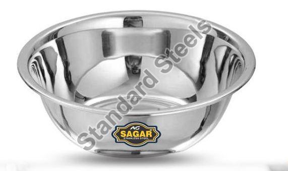 AG Sagar Plain Stainless Steel German Bowl, Size : 10-13 INCH