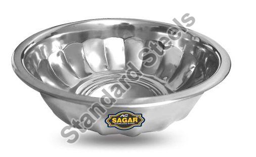 AG Sagar Stainless Steel Line Bowl, Size : 10-13 Inch